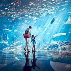 海南旅游路線三亞亞特蘭蒂斯 三亞中心皇冠雙飛4天3晚自由行 海洋之冠 含廣州-三亞往返機(jī)票