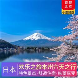 日本旅游價格歡樂之旅本州六天之行 當地4星酒店 1晚溫泉酒店 特別升級 東京 大阪各一晚市區酒店