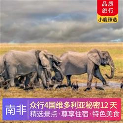 眾行4國維多利亞秘密12 天 全程當地 4 星酒店 1 晚非洲特色茅草屋 升級一晚絕美葡萄園區酒店